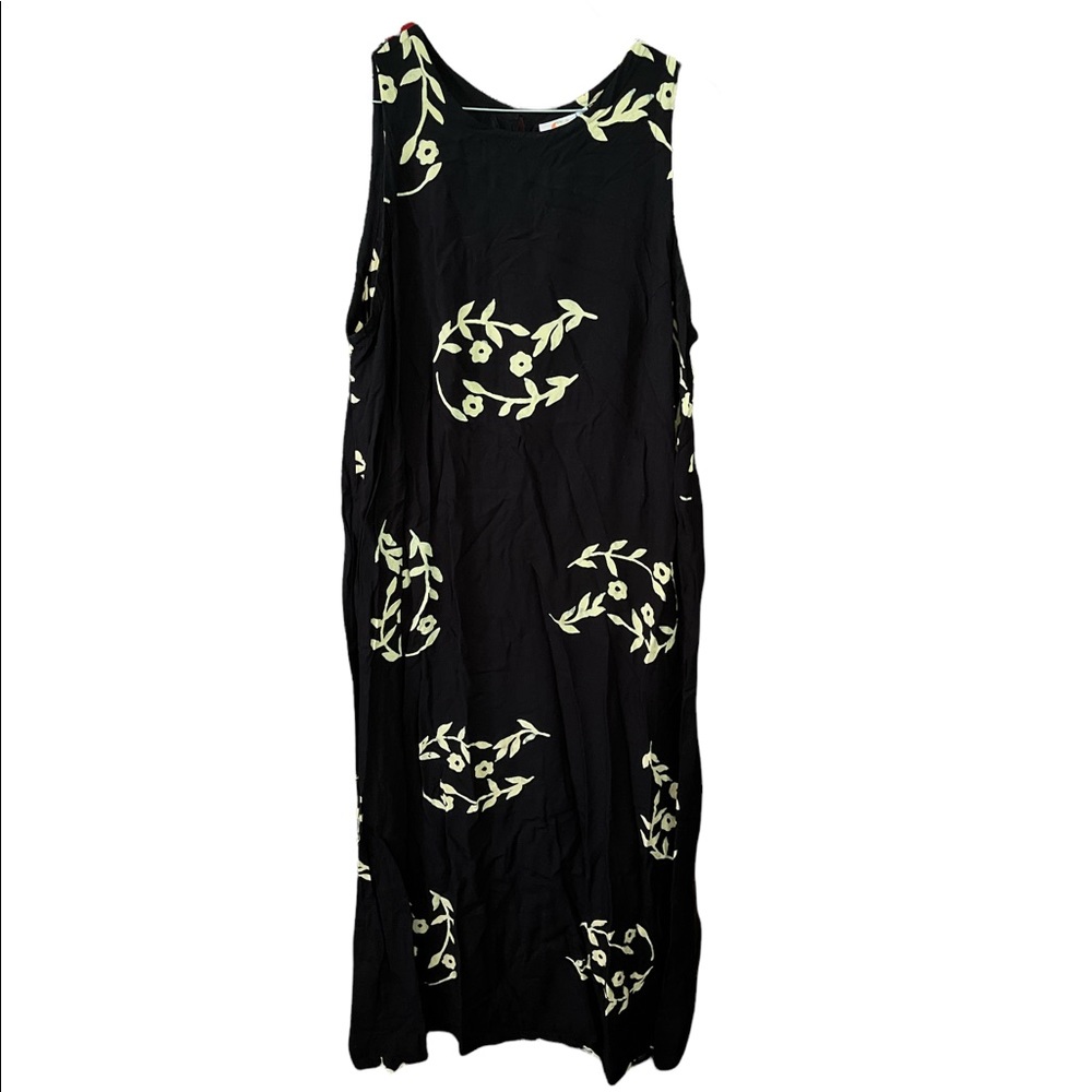 Summer black sleeveless dress size XL